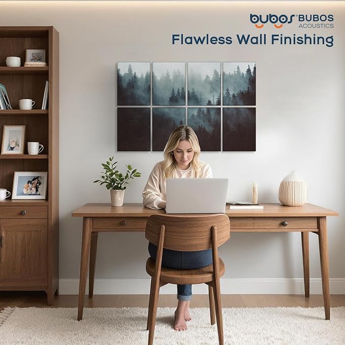 BUBOS 8 Pack Art Acoustic Panels, 47.2" x 31.4" Sound Absorbing Wall Decor - Image 7