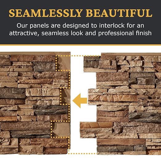 AZ Faux High-Density Polyurethane Faux Stone Wall Covering Panels - Image 7