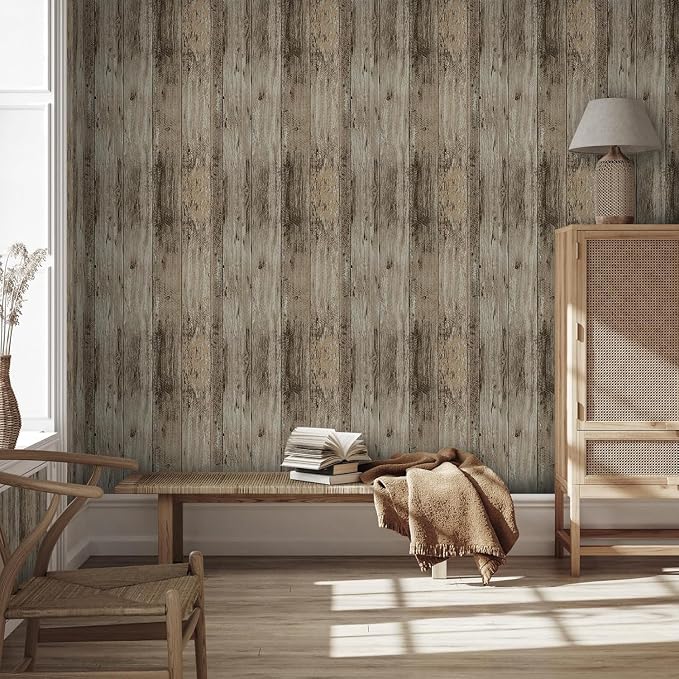 TANONE Wood Contact Paper Kitchen Peel and Stick Wallpaper, Self Adhesive - Image 6