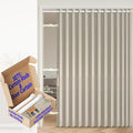 AJAZZ Blackout Accordion Door Curtains by AJAZZ