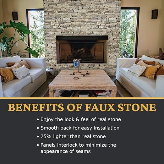 AZ Faux High-Density Polyurethane Faux Stone Flush Inside Corner - Image 4