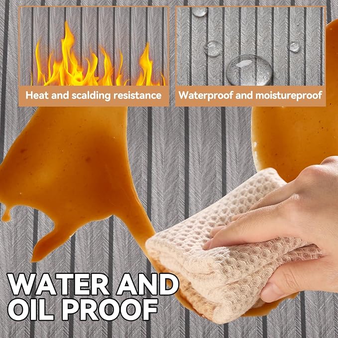 KASARO Peel and Stick Backsplash Wall Tile, 118 × 47 inch Self-Adhesive Thicker - Image 3