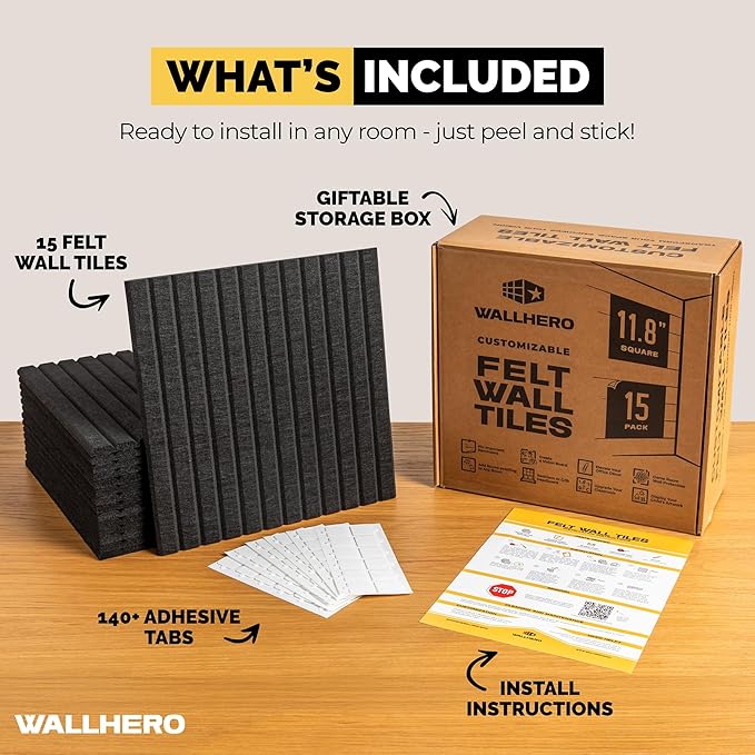 WALLHERO Large Bulletin Board, Tack Board, Cork Board Alternative - Image 3