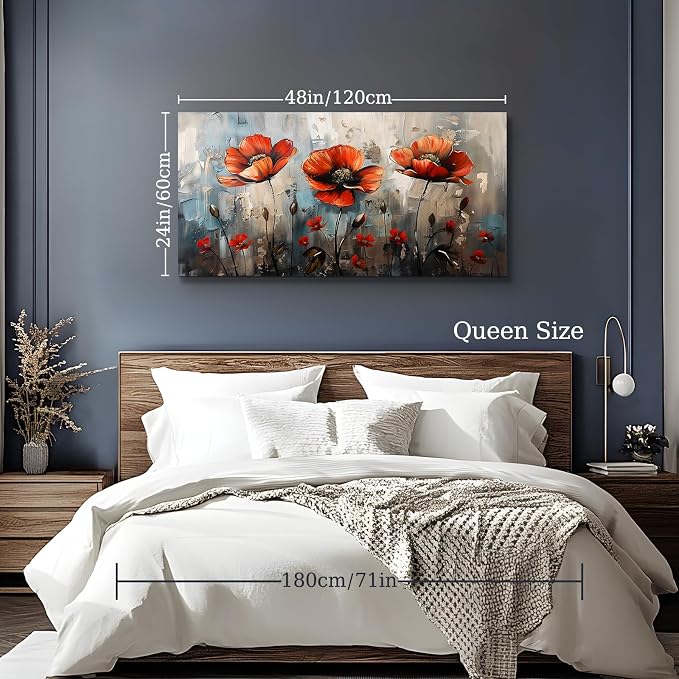SERIMINO Large Wall Art for Living Room, Nature Floral Botanical Wall Decor - Image 3