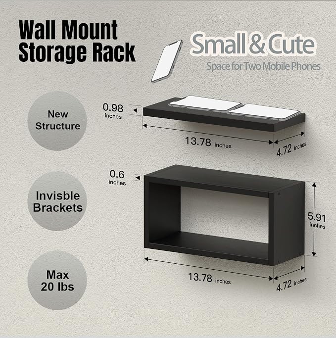 RICHER HOUSE Floating Shelves Bathroom, Above Toilet Bathroom Shelves, Wall - Image 2
