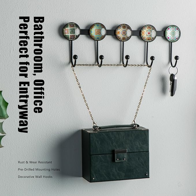 Boho Coat Rack Wall Mounted - Image 3