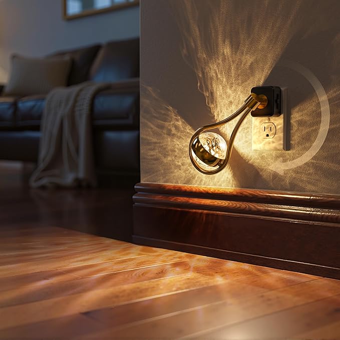 Briignite LED Night Lights Plug into Wall, 330° Rotating Night Light - Image 5