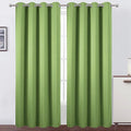 LEMOMO Blackout Curtains 66 x 84 inch/Light Green Curtains Set of 2 by Lemomo