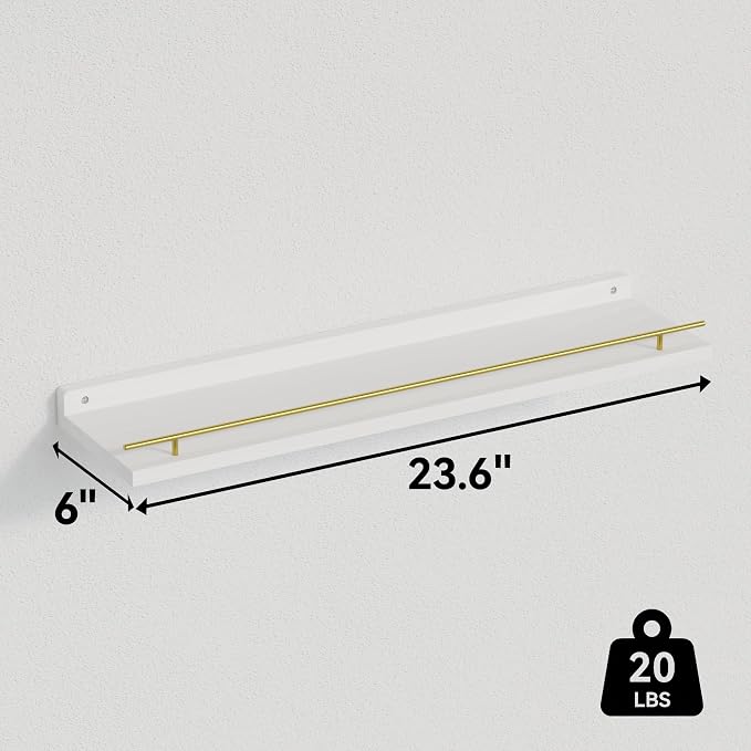 WOPITUES Floating Shelves 24 inch - Image 3