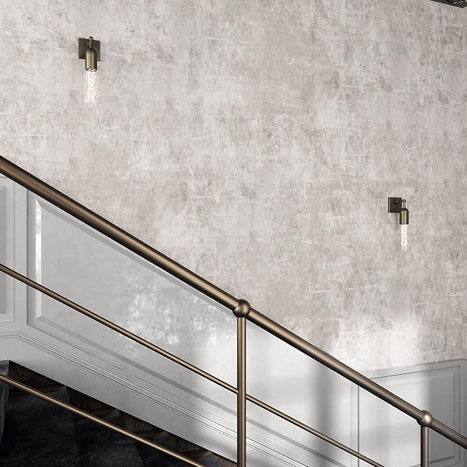 VEELIKE Neutral Concrete Wallpaper Peel and Stick Boho Aesthetic Wallpaper - Image 3