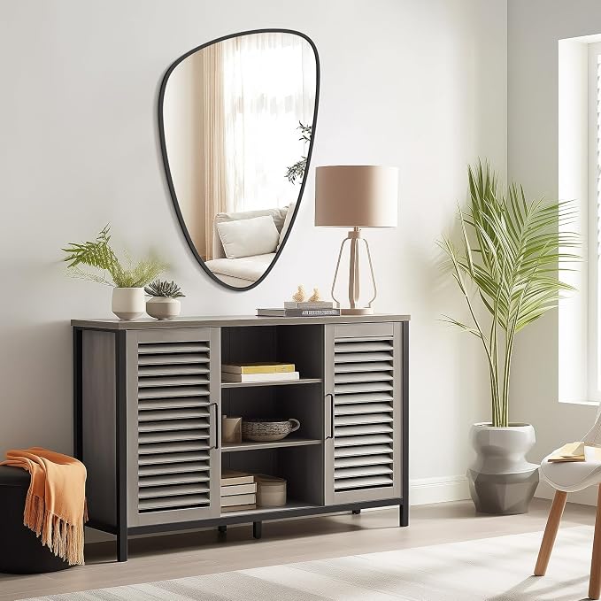 WallBeyond Asymmetrical Mirror, Irregular Wall Mirror, Wall Mirrors Decorative - Image 3