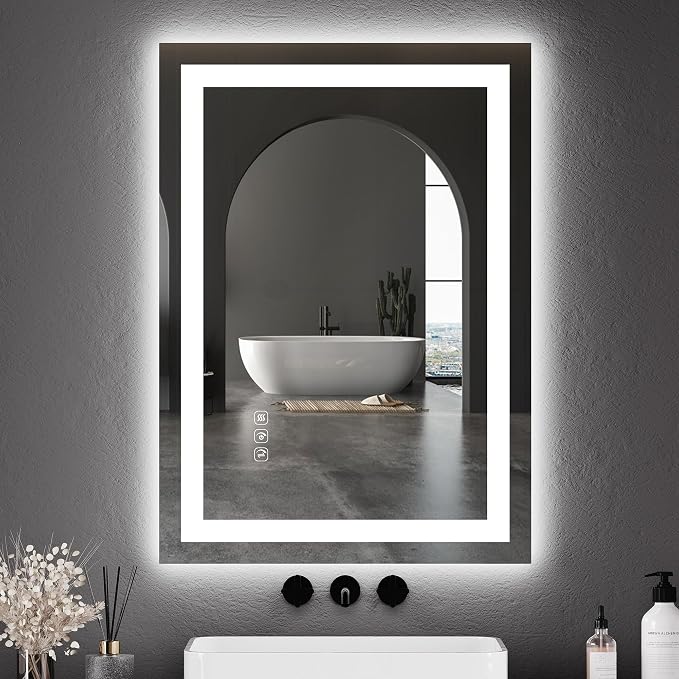 GarveeHome 30 in x 22 in Led Bathroom Mirror by GarveeHome