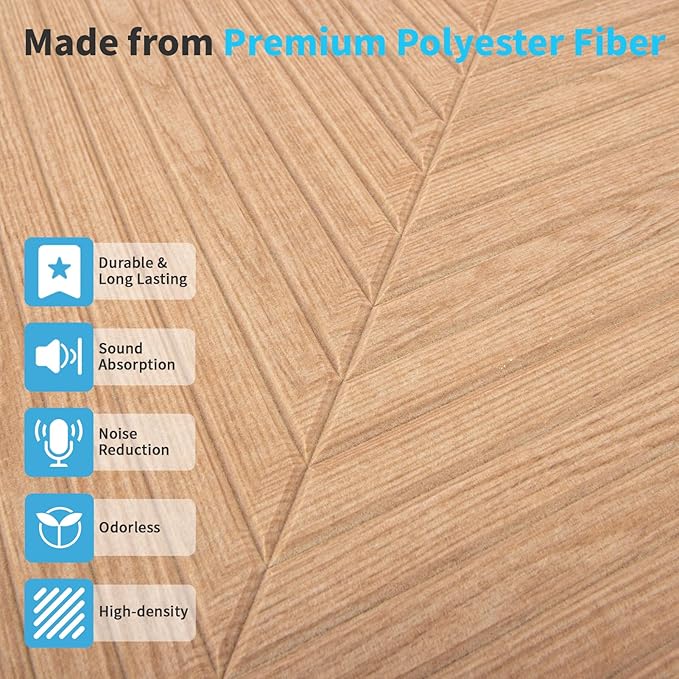 Art3d 6-Pack Self-Adhesive Acoustic Wall Panels - Image 5