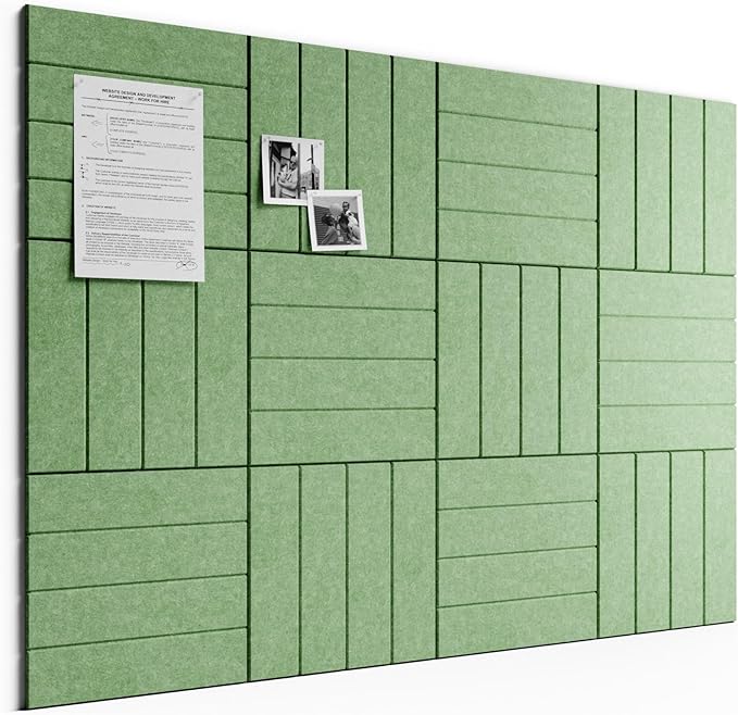 Bumusty Large Cork Board Alternative-48 x 36" Felt Bulletin Board Tiles by BUMUSTY