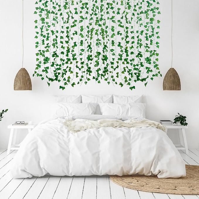 Freyalife Fake Vines for Room Decor Aesthetic Artificial Plant Ivy Leaves - Image 5