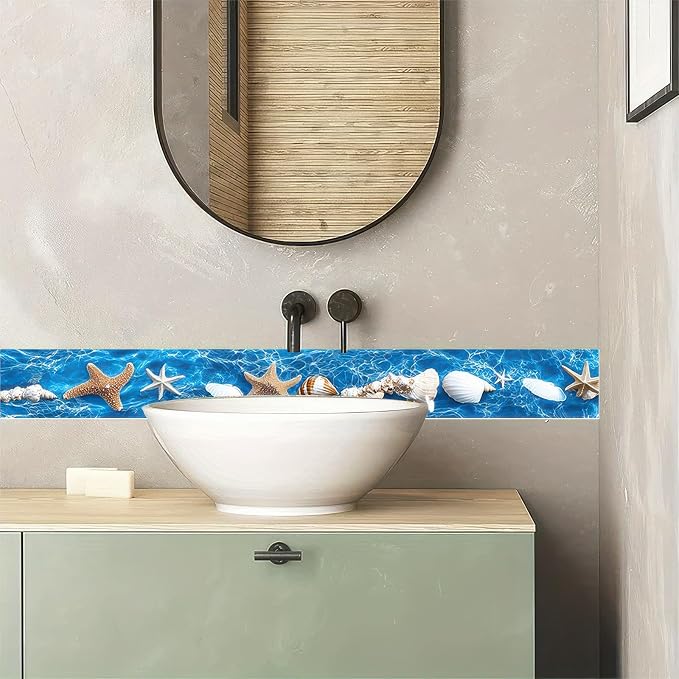 HOMETITUTE Wallpaper Border 4x196 Inch Peel and Stick Wall Border Wallpaper - Image 3
