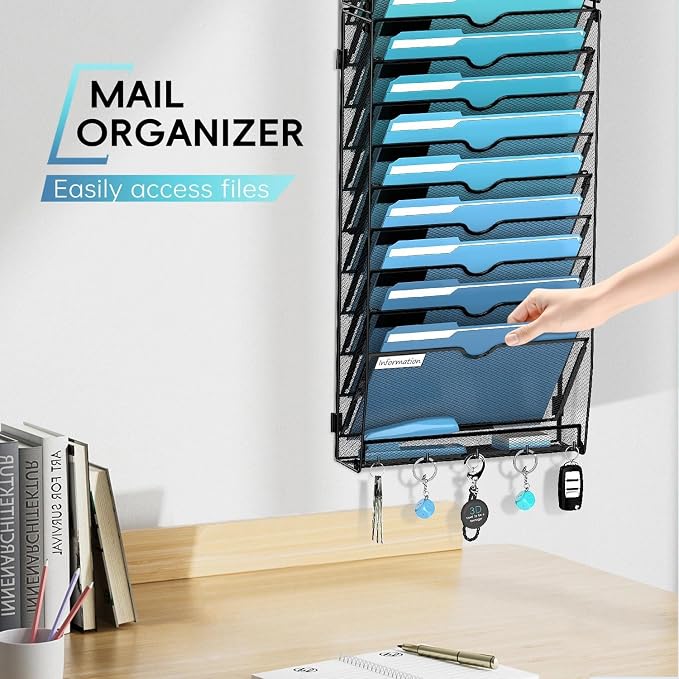 20-Tier Wall File Organizer - Image 5