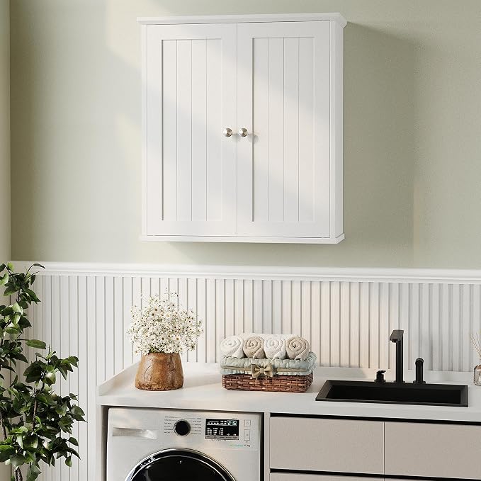 Bathroom Wall Cabinet, Bathroom Cabinet Wall Mount, Over the Toilet Space Saver - Image 4