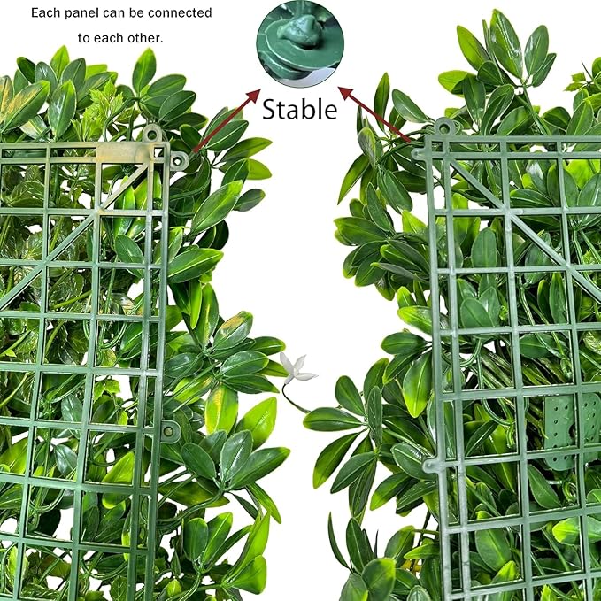 ODTORY Artificial Plant Wall Roll: 72 X144 in UV-Anti Ivy Privacy Fence Screen - Image 4