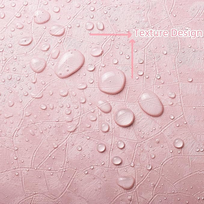 Yasinet 196.8×17.3" Pink Peel and Stick Wallpaper, Ultra-Strong Adhesion Wall - Image 7
