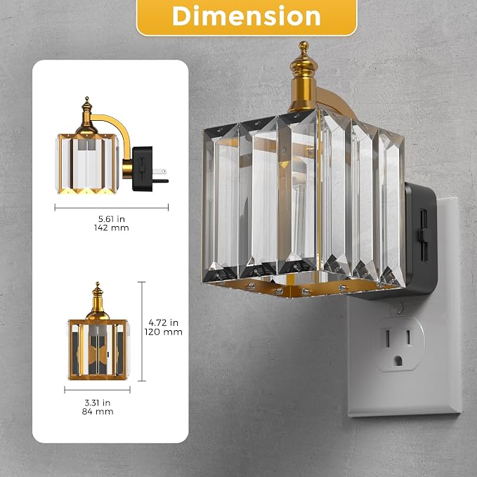 L LOHAS LED Night Light, Night Lights Plug into Wall, 3000K Soft White LED - Image 4