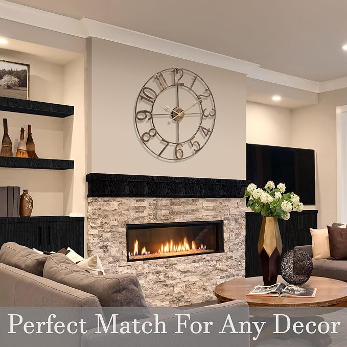 Sorbus Large Wall Clock for Living Room Decor - Image 7