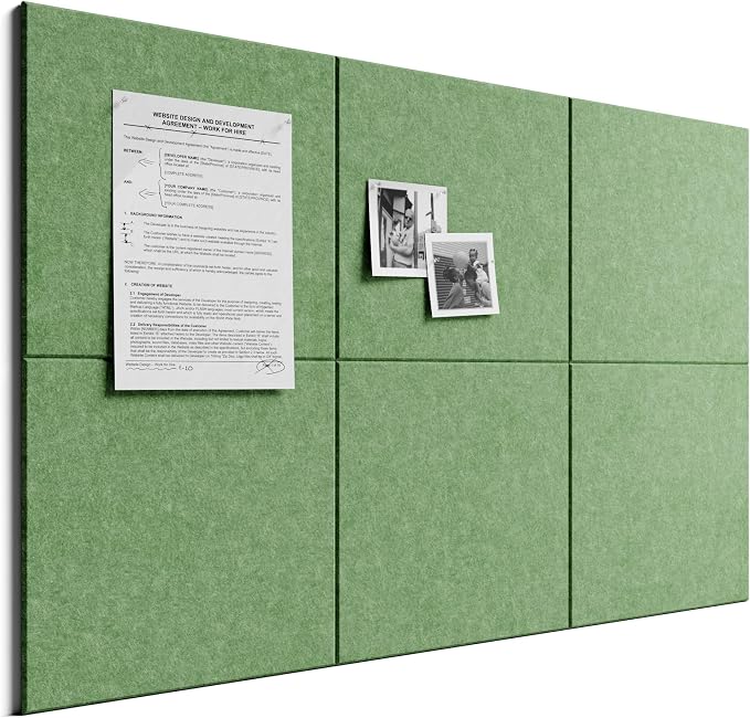Bumusty Large Cork Board 36" x 24" Alternative by BUMUSTY