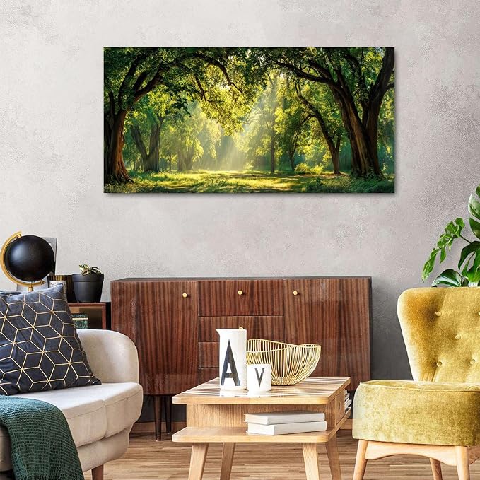 Forest Canvas Wall Art for Living Room Nature Landscape Pictures Wall Decor - Image 5