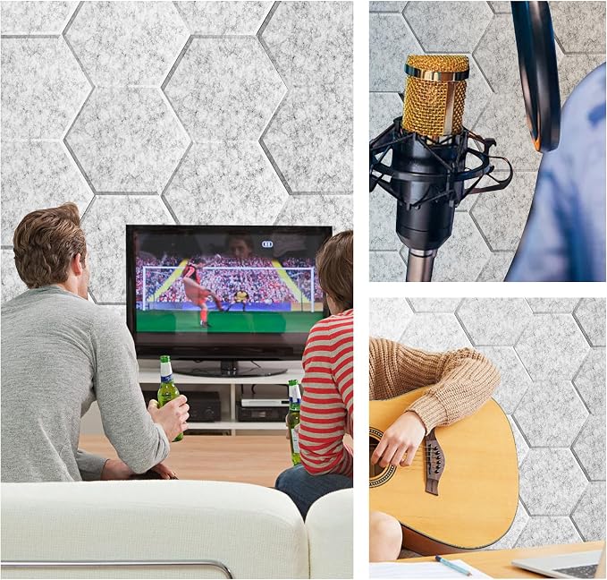22 Pack Self-Adhesive Sound Proof Foam Panels - Image 7