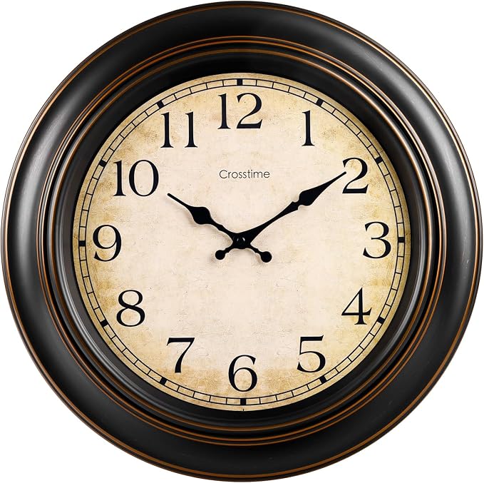 Crosstime 18 Inch Vintage Large Wall Clock - Image 9