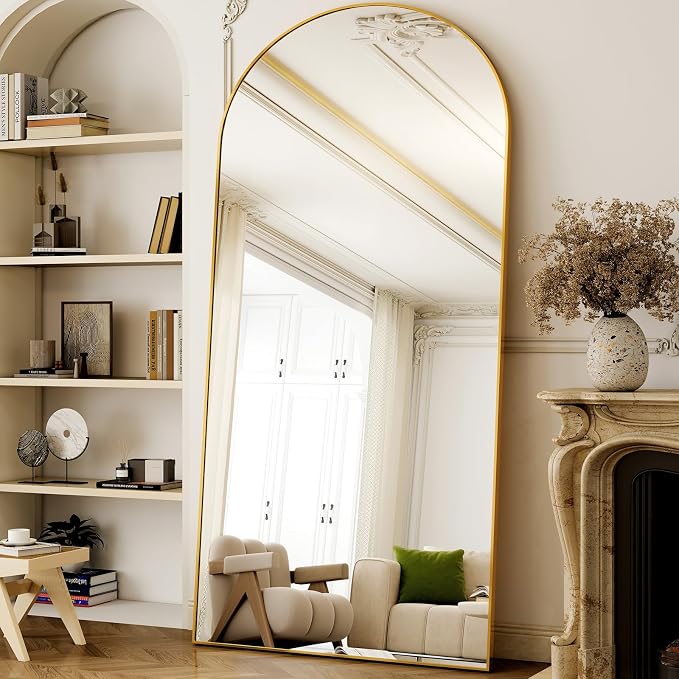 GLSLAND-77 x38 Arched Full Length Mirror - Image 8