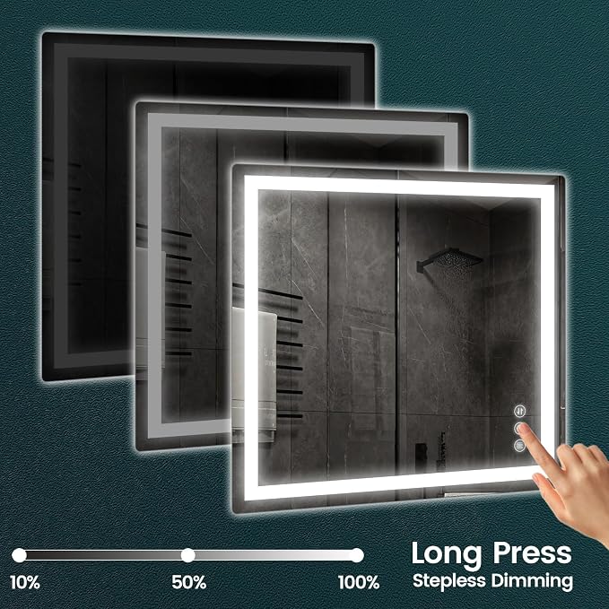 Memobarco 30"x 36" Bathroom Mirror - Image 5