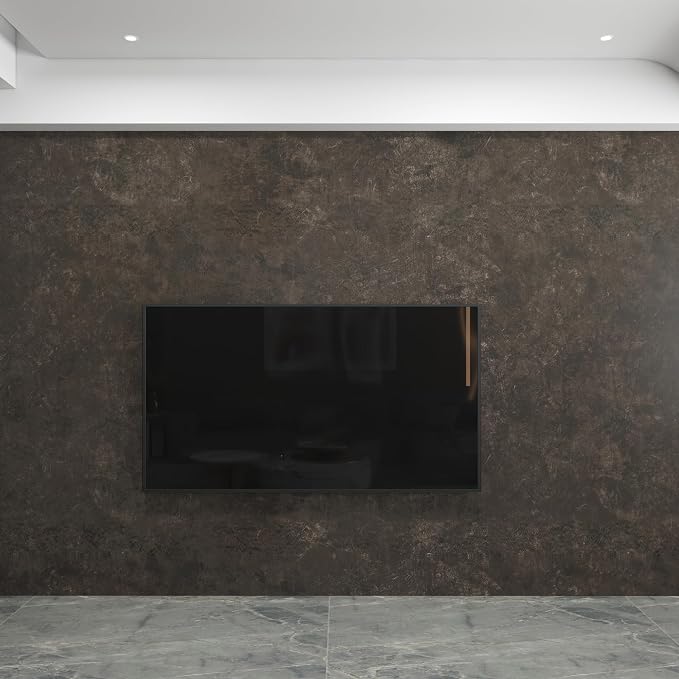 3yecao 31"×1181" Big Roll Large Size Wide Thick Dark Brown Tan Grey Concrete - Image 5
