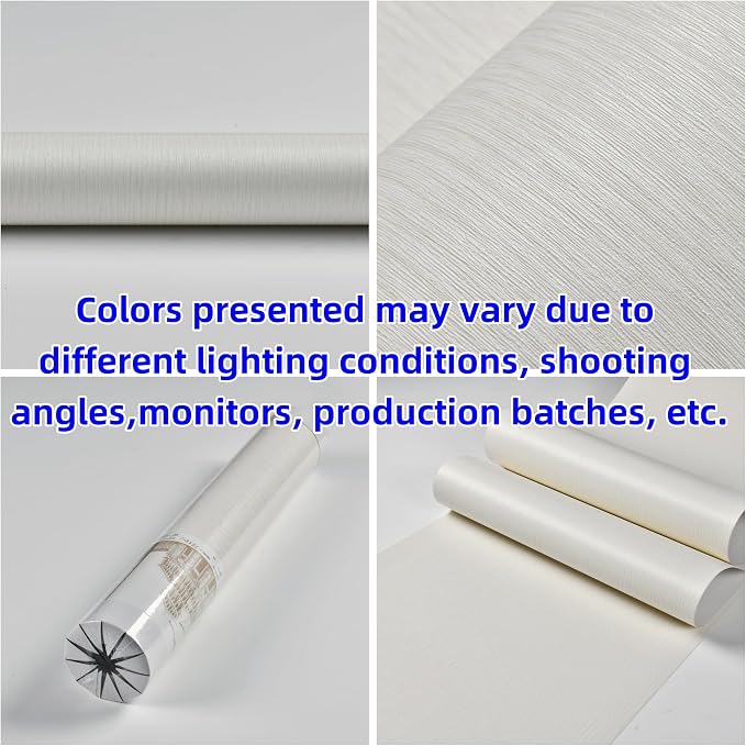 Haimin Grasscloth Wallpaper Peel and Stick 20.9in X 393in Fabric Contact Paper - Image 4