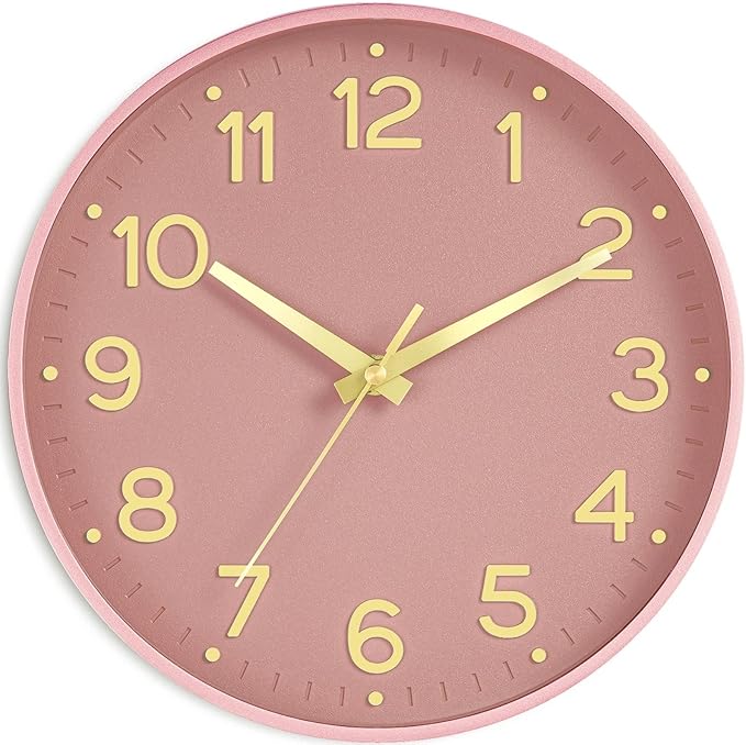 Roymnie Wall Clock 12 Inch Silent Wall Clocks Battery Operated-Modern Non by Unknown