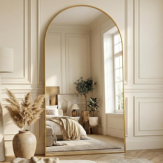 Suidia 76"x44" Arched Full Length Mirror - Image 2