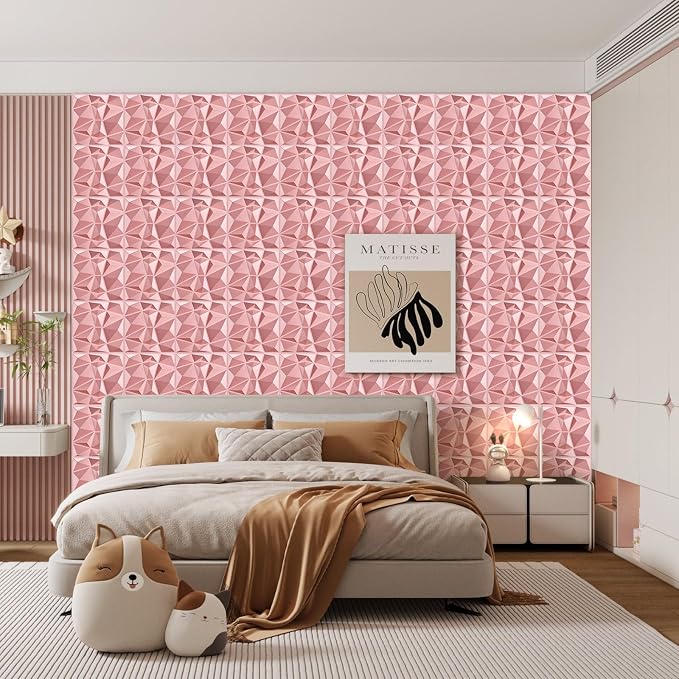 Heikki 30 Pack 3D Wall Panel for Interior Wall Décor, PVC Flower Textured Wall - Image 6