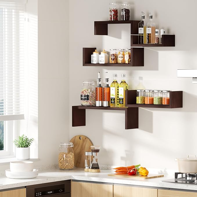 SRIWATANA Floating Shelves for Wall, Wall Shelves for Bathroom, Living Room - Image 9