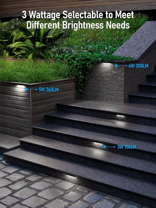 LEONLITE 8-Pack 7 Inch LED Hardscape Lighting, Update Retaining Wall Lights - Image 2