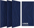BUBOS 4 Pack Large Acoustic Panels, Total Size 47.2 x 23.6 Inches Soundproof by BUBOS