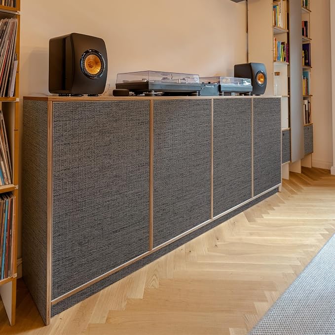 WADILE Grasscloth Peel and Stick Wallpaper 23.6in x 236in, Textured Contact - Image 6