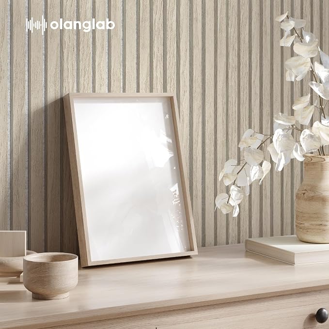 Olanglab Wood Wall Panels 4 Pack, Wood Slat Acoustic Wall Panels, 94.5"x12.6" - Image 6