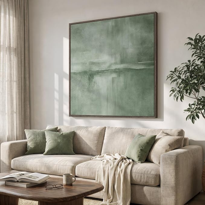 Extra Large Framed Black Abstract Wall Art - Image 2
