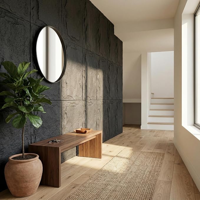 3D Faux Stone Wall Panels, Lightweight & Waterproof Accent Marble Rock Skin - Image 7