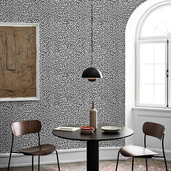 Leopard Print Peel and Stick Wallpaper, Waterproof Removable Self Adhesive - Image 6