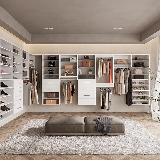 ROOMTEC Modular Closet System, 25.5" Shelf Closet Tower Wall-Mounted Closet - Image 3