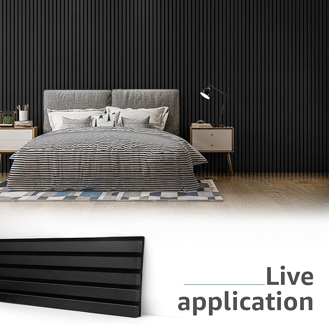 Art3d 4-Piece Wood Slat Acoustic Panels - Image 5