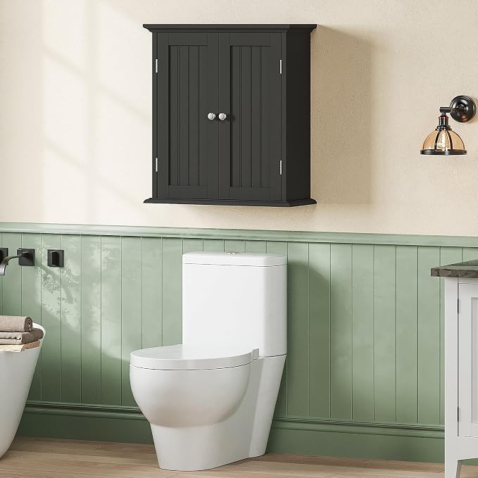 ChooChoo Bathroom Wall Cabinet, Over The Toilet Space Saver Storage Cabinet - Image 8