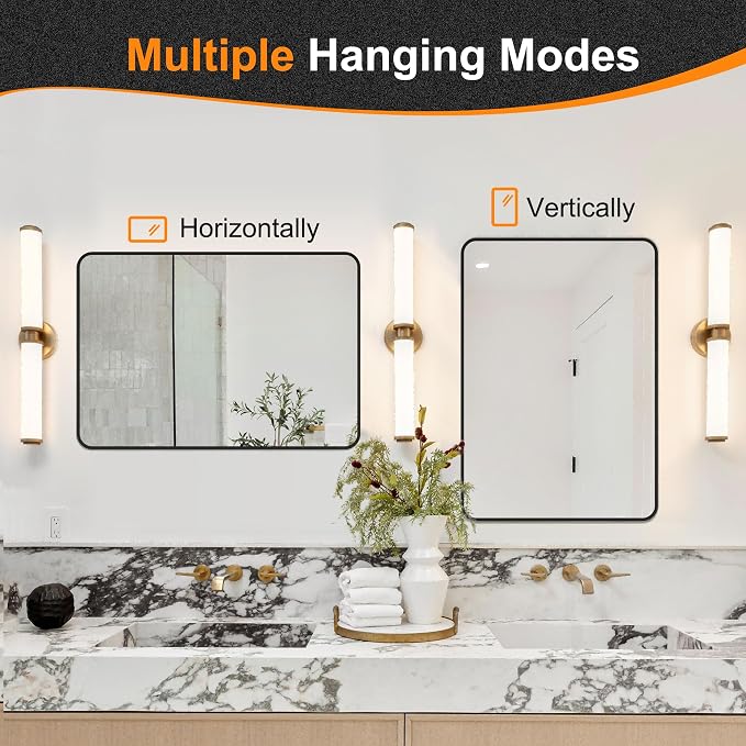Delma Bathroom Vanity Mirror, High-Definition Bathroom Mirror, Versatile - Image 7