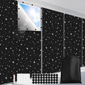 FADOTY 100% Blackout Window Cover Film, Portable Black Out Curtains by FADOTY